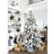 Rustic Galvanized Tin Script Ornaments Jolly Sleigh HoHoHo 3ct